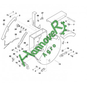 Позиція 14 Коректор Miniair Super Accord AC826985 АС826985, Kverneland , Квернеланд